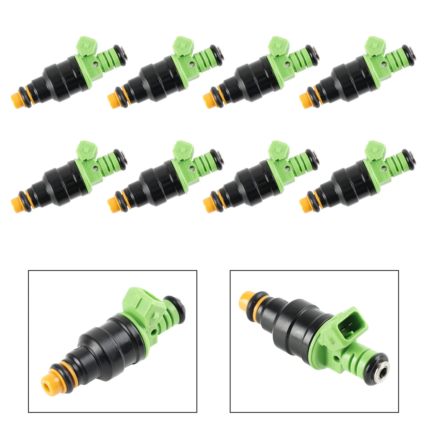8x Fuel Injectors Fits GM LT1 LS1 LS6 Mustang SOHC DOHC V8 440cc EV1 0280150558