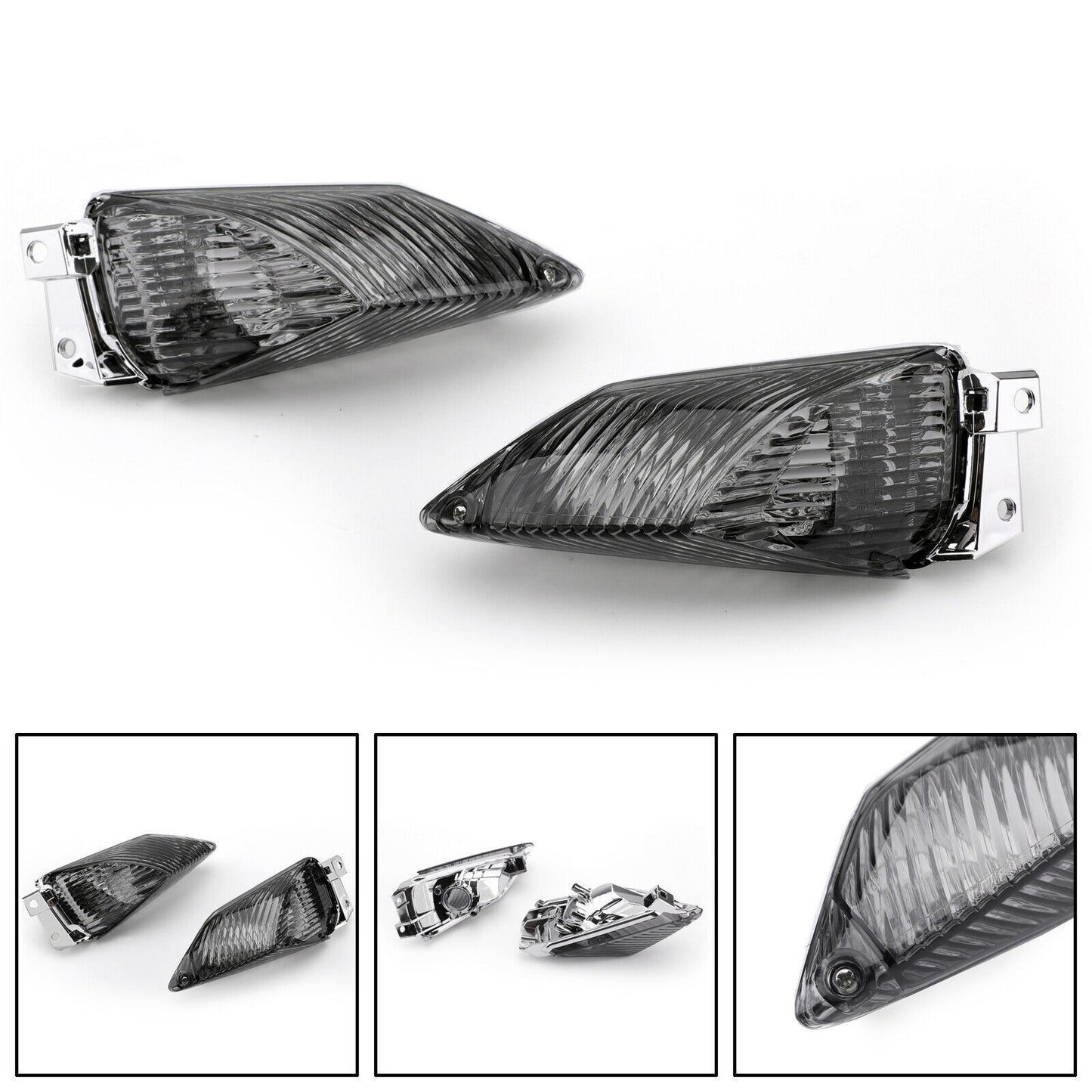 Rear Turn Signals Lens For Suzuki GSXR1000 2009-2010 K9 Smoke  AV