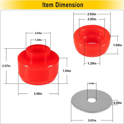 7-141 Body and Cab Mount Bushing Kit For Chevy Silverado Sierra 2/4WD 1999-2014