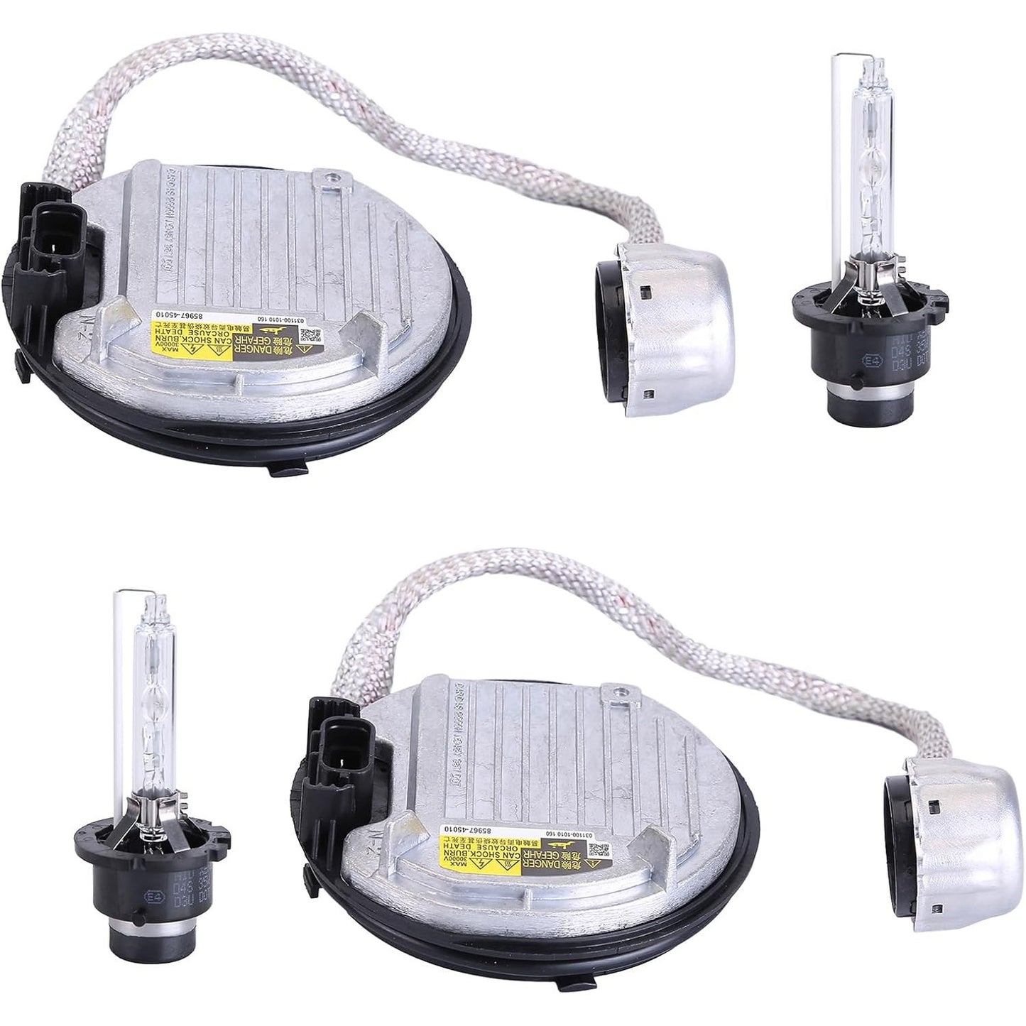 2x Xenon Ballast Control Units with D4S Bulbs Fits Lexus GS LX RX 350 450h 570