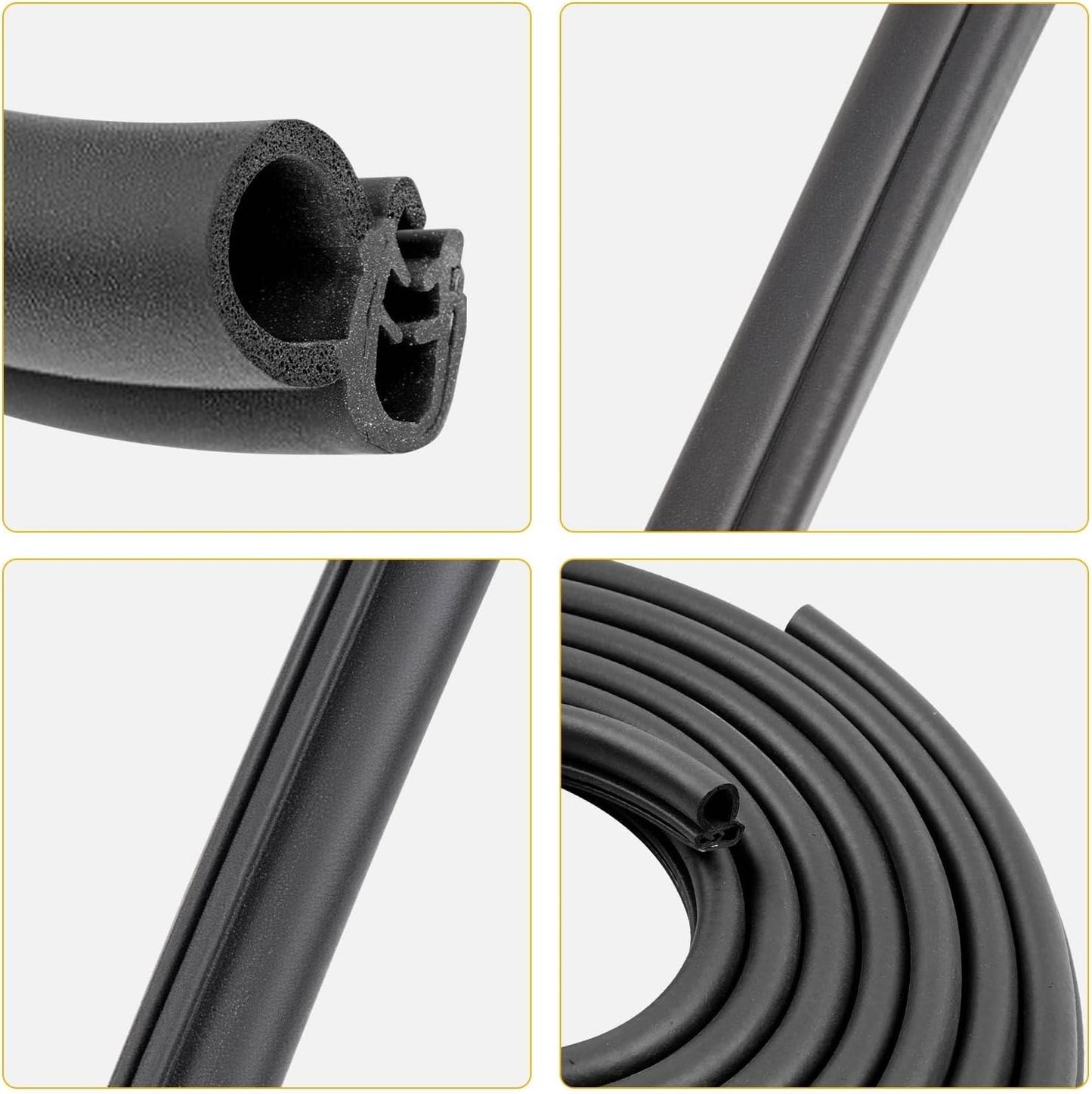 Front Door Weatherstrip Seal For 99-07 GMC Sierra Chevy Silverado Yukon Cadillac