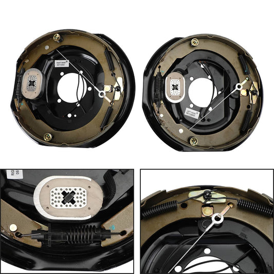 Solid Spare Electric Trailer Brake Kit-Self-Adjusting-12"-Left/Right Hand Assemblies 5.2K-7K