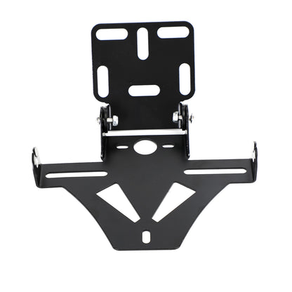 Motorcycle Adjustable Angle License Number Plate Frame Holder Bracket