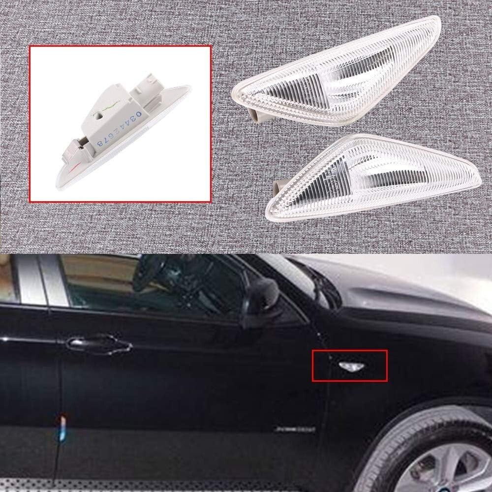 LED Fender Side Marker Light Turn Signal for BMW X3 F25 X5 E70 X6 E71 E72
