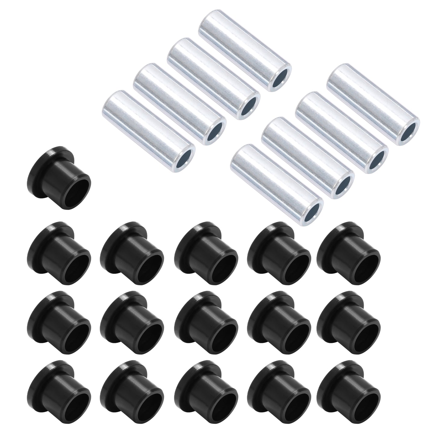 Solid Spare Galvanized For Can-Am Maverick X3 A Arm / Control Arm Bushing Sleeves Kit 2017+
