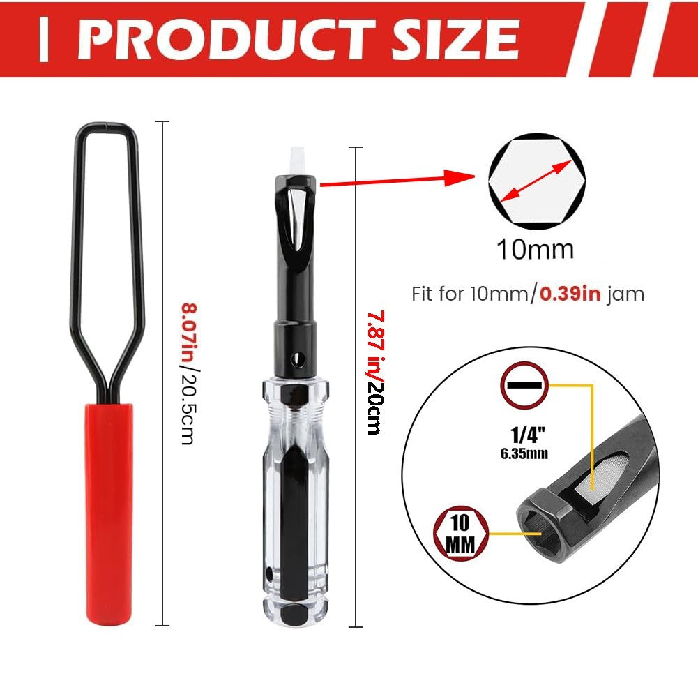 10mm Jam Nut Valve Adjustment Tool with Slotted Valve Adjusting Stud Model 64882