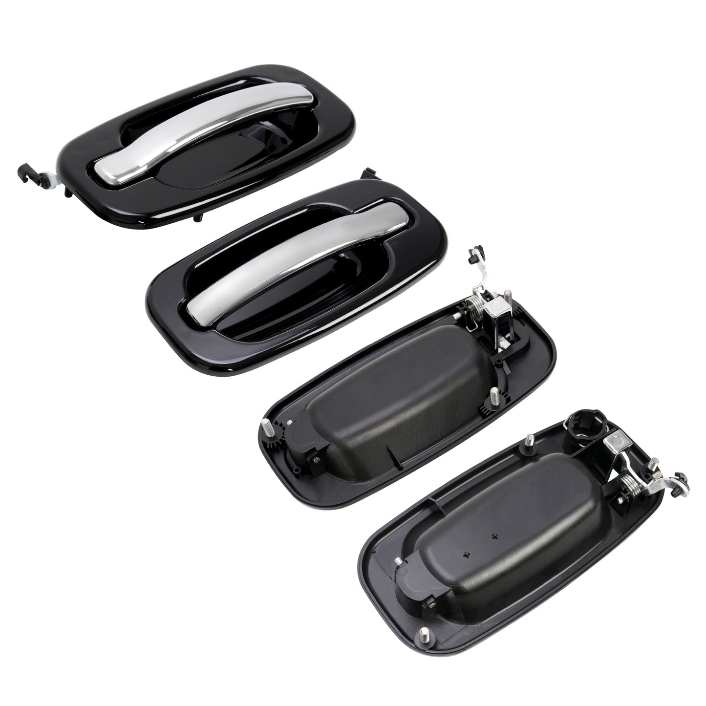 Solid Spare Outer Exterior Door Handles Set of 4 For Chevy Silverado GMC Cadillac 1999-2006