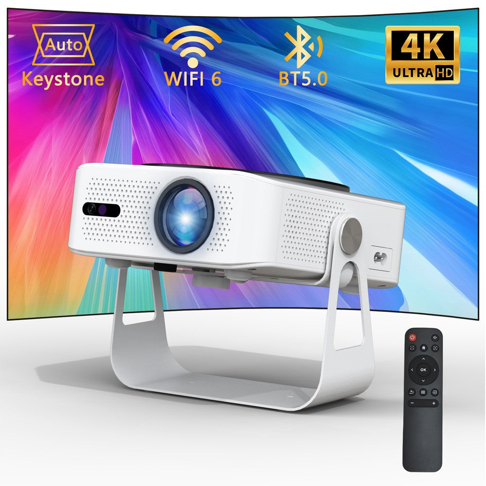 Ultra Smart WiFi PTZ Projector Mini Projector Auto Focus & Keystone Portable 4K