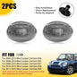 2X LED Side Marker Fender Light For Mini Cooper S R55 R56 R57 R58 R59 Clear Lens