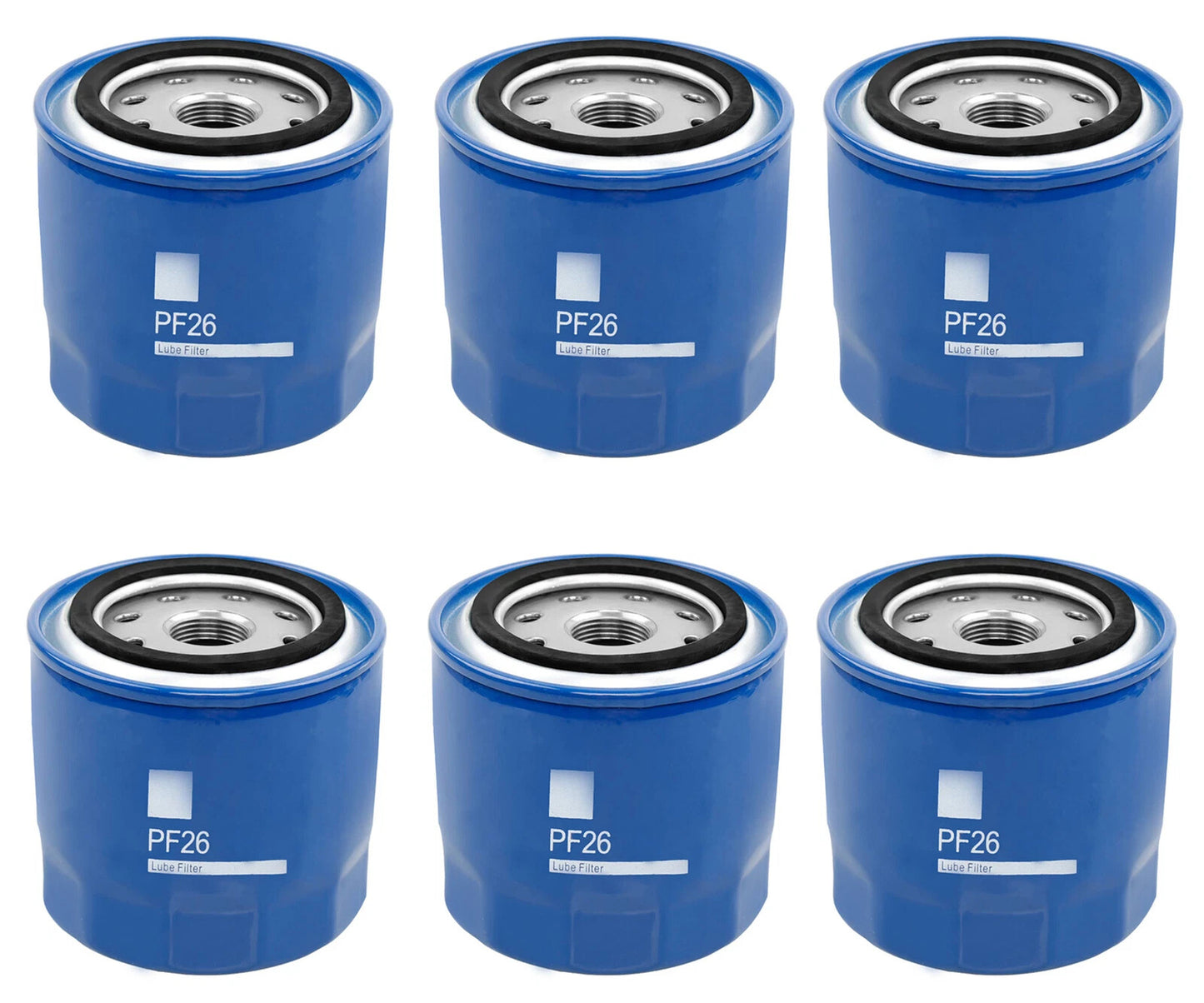 6x PF26 Oil Filter For 2010-2024 ACDelco Chevy Silverado GMC Sierra 2500 3500 HD