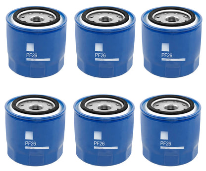 6x PF26 Oil Filter For 2010-2024 ACDelco Chevy Silverado GMC Sierra 2500 3500 HD