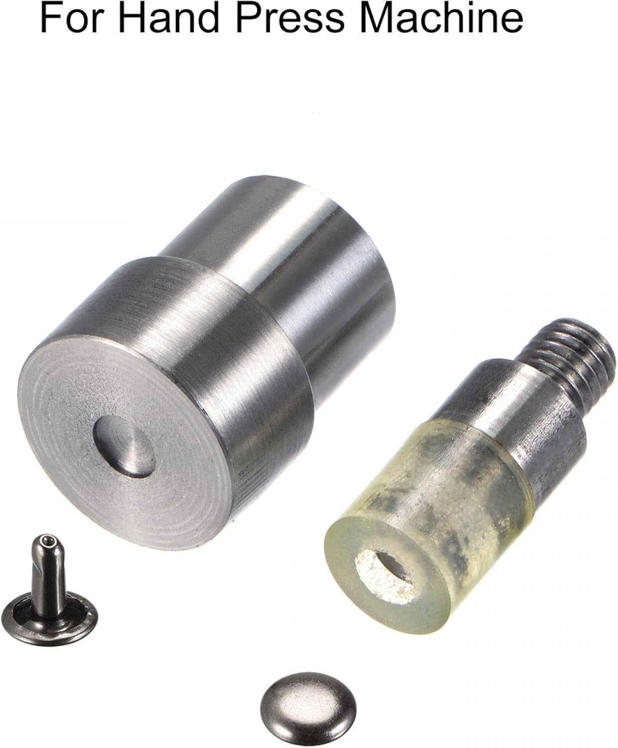 Hand Press Machine Stud Carbon Steel and Rubber 6mm Rivet Setter Punch Dies