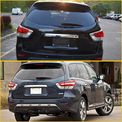 Rear Lift Gate Chrome Handle Trim Moulding For 2013-2020 Nissan Pathfinder 3.5L