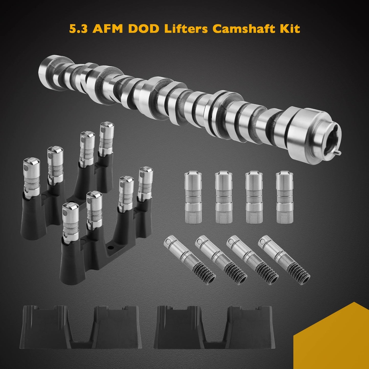 Lifters Camshaft Head Gasket Bolt Set For 07-13 Chevy Silverado GMC Sierra 5.3L