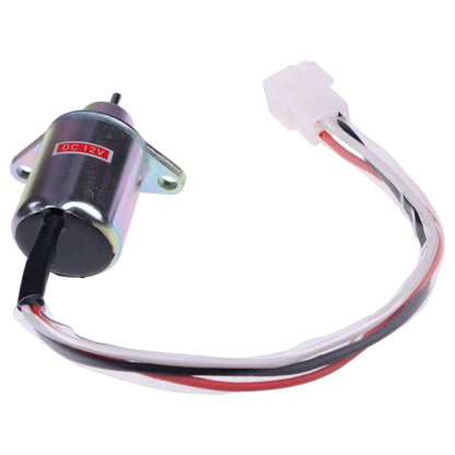 Solid Spare 119653-77950 Fuel Shutoff Solenoid for Yanmar 3TNE84 3TNE88 4TNE84 3TNV70 3TNV76