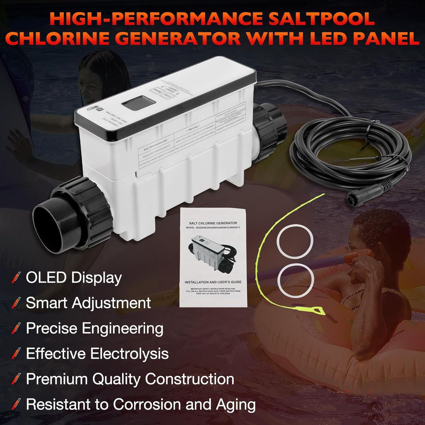 EC-520555 Salt Chlorine Generator Cell For Pentair IntelliChlor IC40 40000Gallon