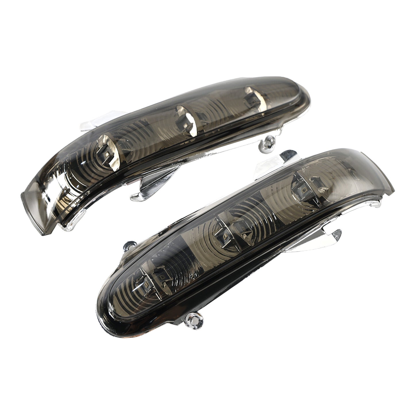Pair Side Mirror LED Turn Signal Light For Benz S W220 CL W215 1999-2003 Gray 01