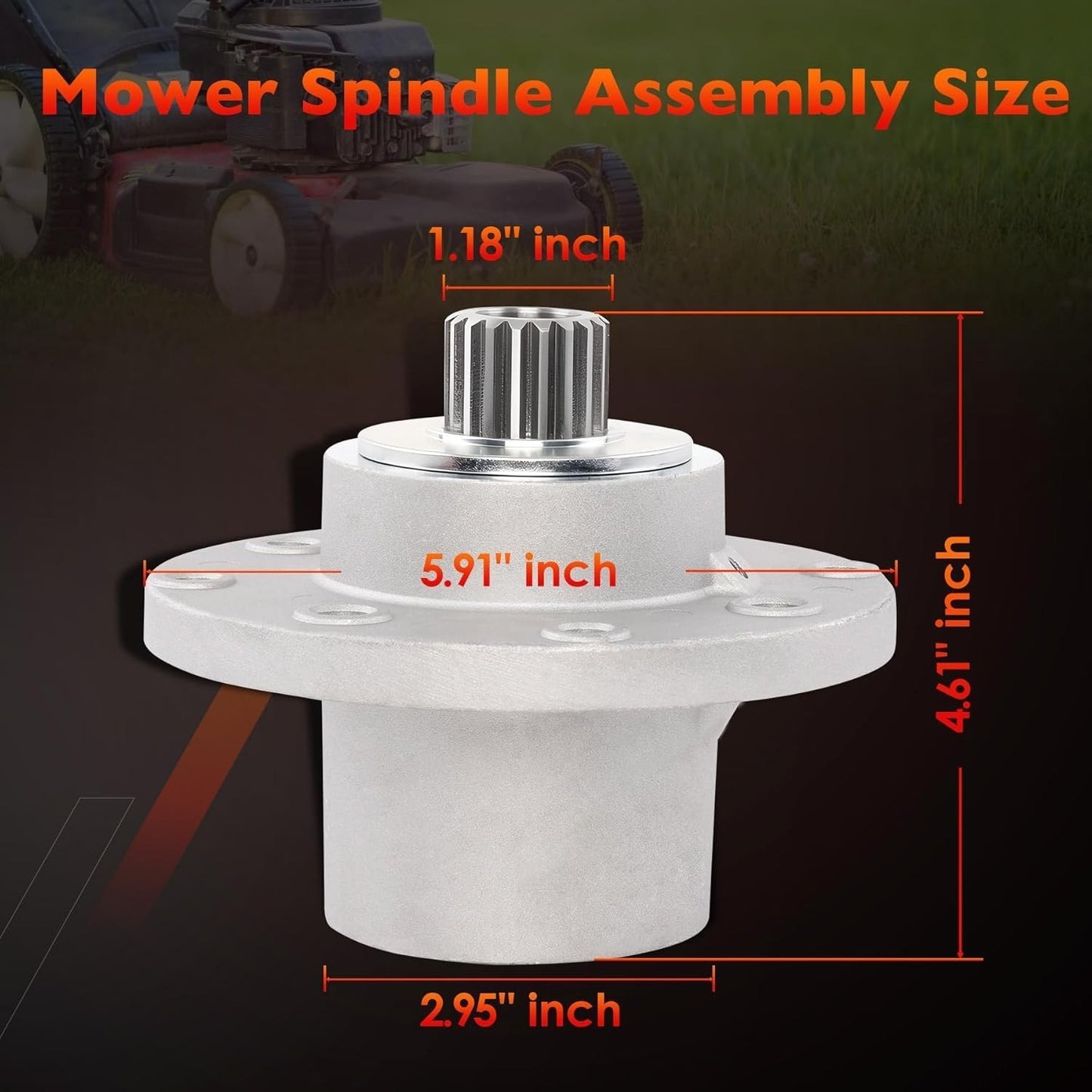 For MTD Cub Cadet M48 M60 M72 DS60 S6031 S6032 GF1748 918-05125 Deck Spindle