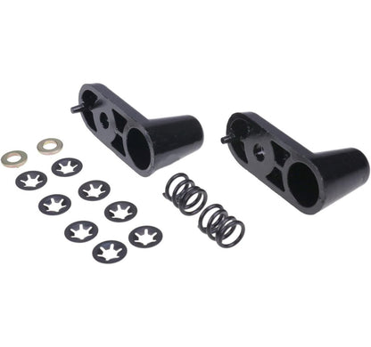 2) Bracket Sun Visor Repair Kit For Jeep Wrangler 2003-2006 Aluminum 924-532