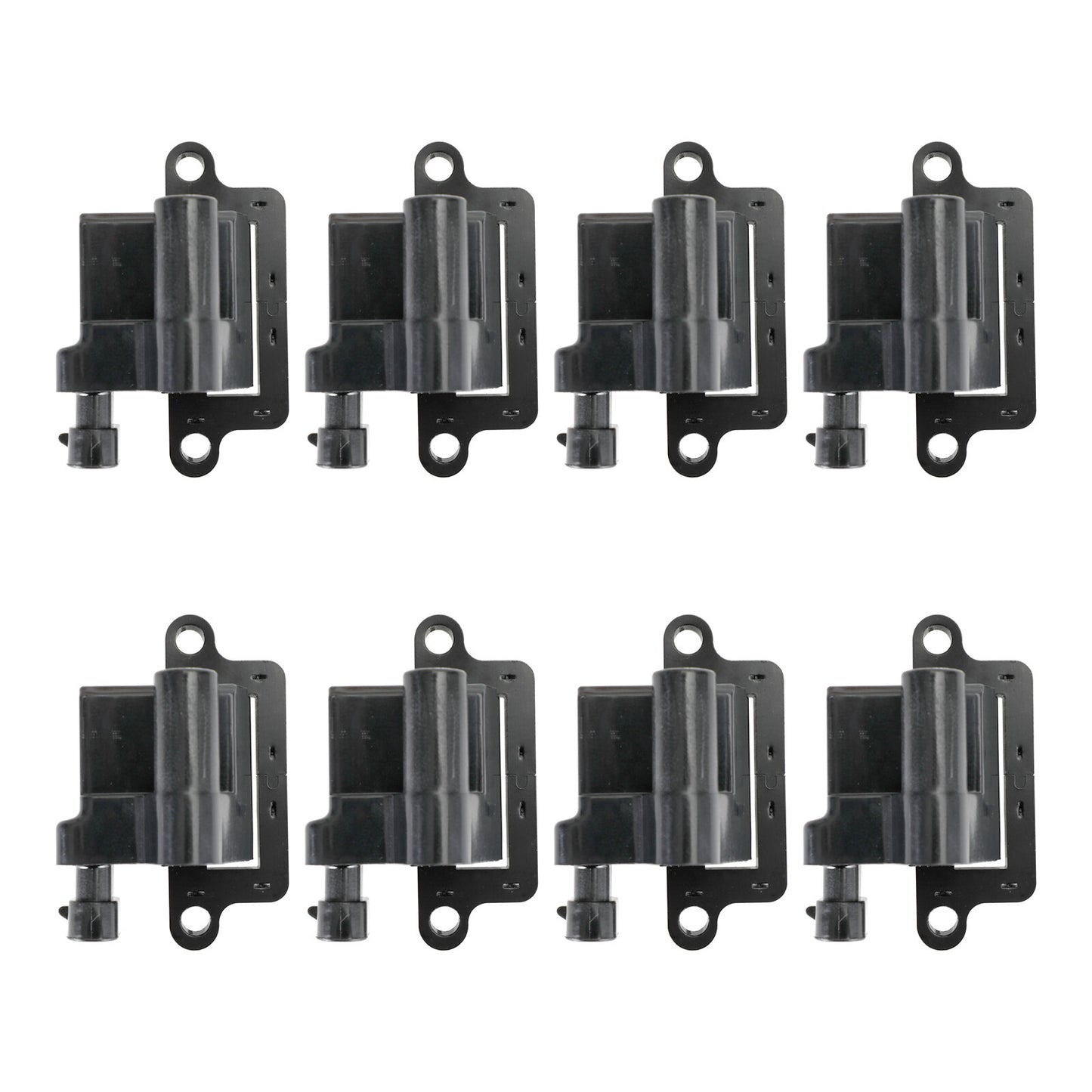 8 Pack Square Ignition Coil & Spark Plug Wire For Chevy GMC 4.8L 5.3L 6.0L 8.1L