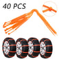 40X Anti-skid Tire Chain Offroad SUV ATV UTV 4WD Car Skid Belt Snow Mud Sand USA