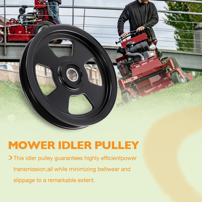 132-9424 Deck Flat Idler Pulley For Exmark Lazer Z E/S/X-Series 52" 60" 72" Toro