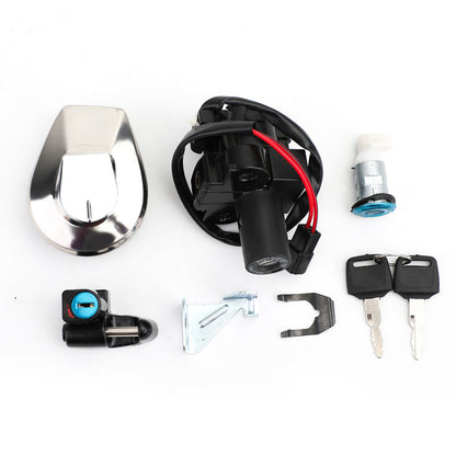 Ignition Switch Fuel Gas Cap Seat Lock Set Keys For 91-03 Honda CB750 Nighthawk