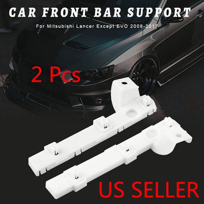 Front Bumper Bracket Clip White For Mitsubishi Lancer Except EVO 2008-2017 LH&RH