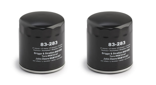 Solid Spare (2) Oregon 83-283 Oil Filter for Briggs & Stratton 491056, Kohler 52-050-02-S