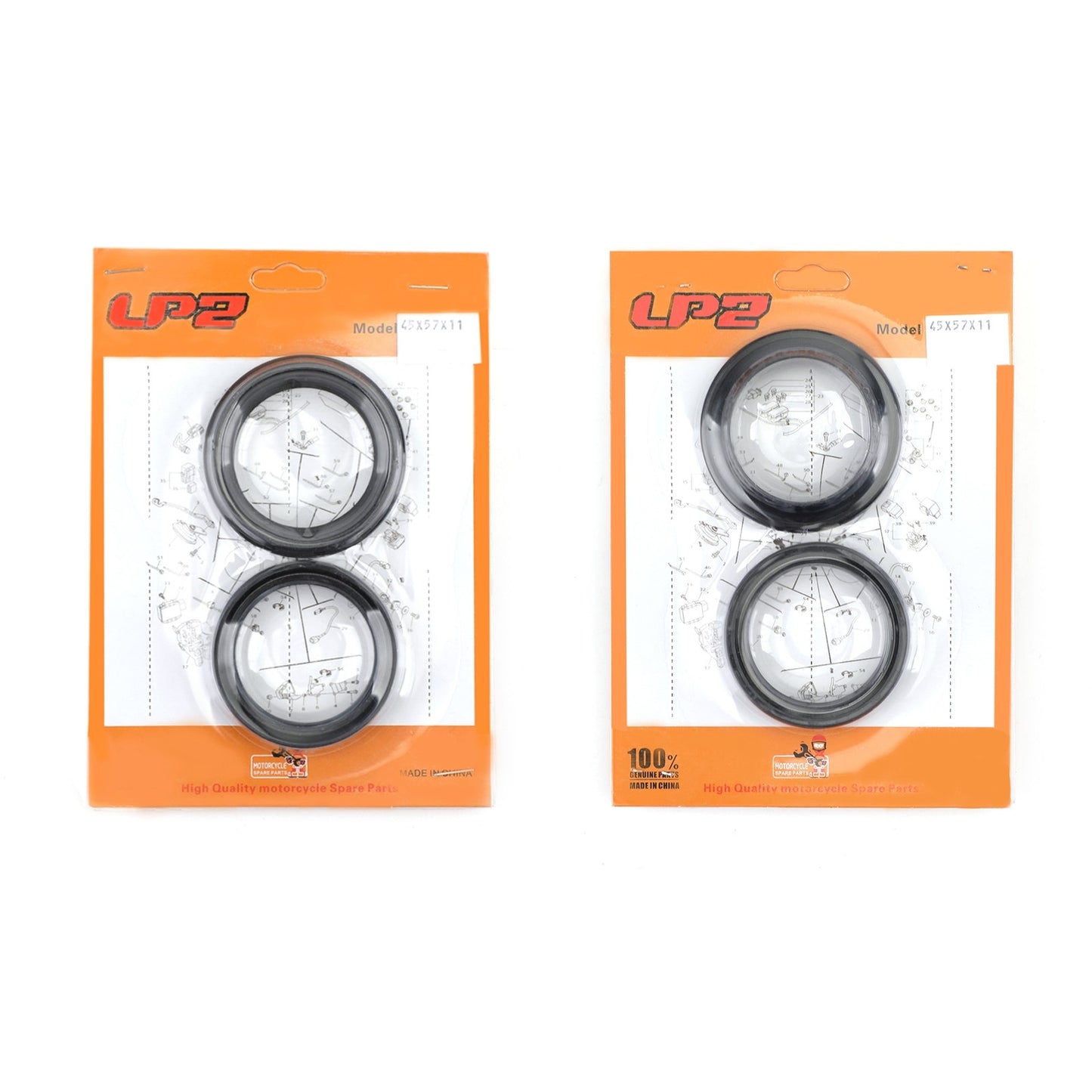 Fork Oil Dust Seal Repair Rebuild Kit for Honda CBR900RR VTX1800 ST1300 03-18