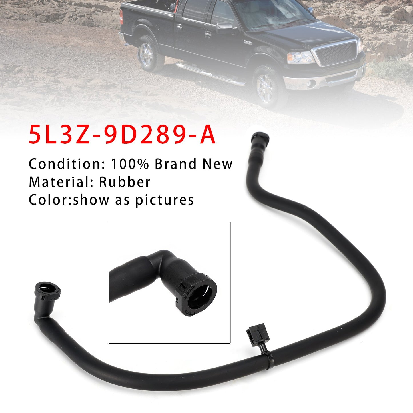 Fuel Vapor Separator Purge Hose 5.4L V8 5L3Z-9D289-A For Ford F-150 2005-2008
