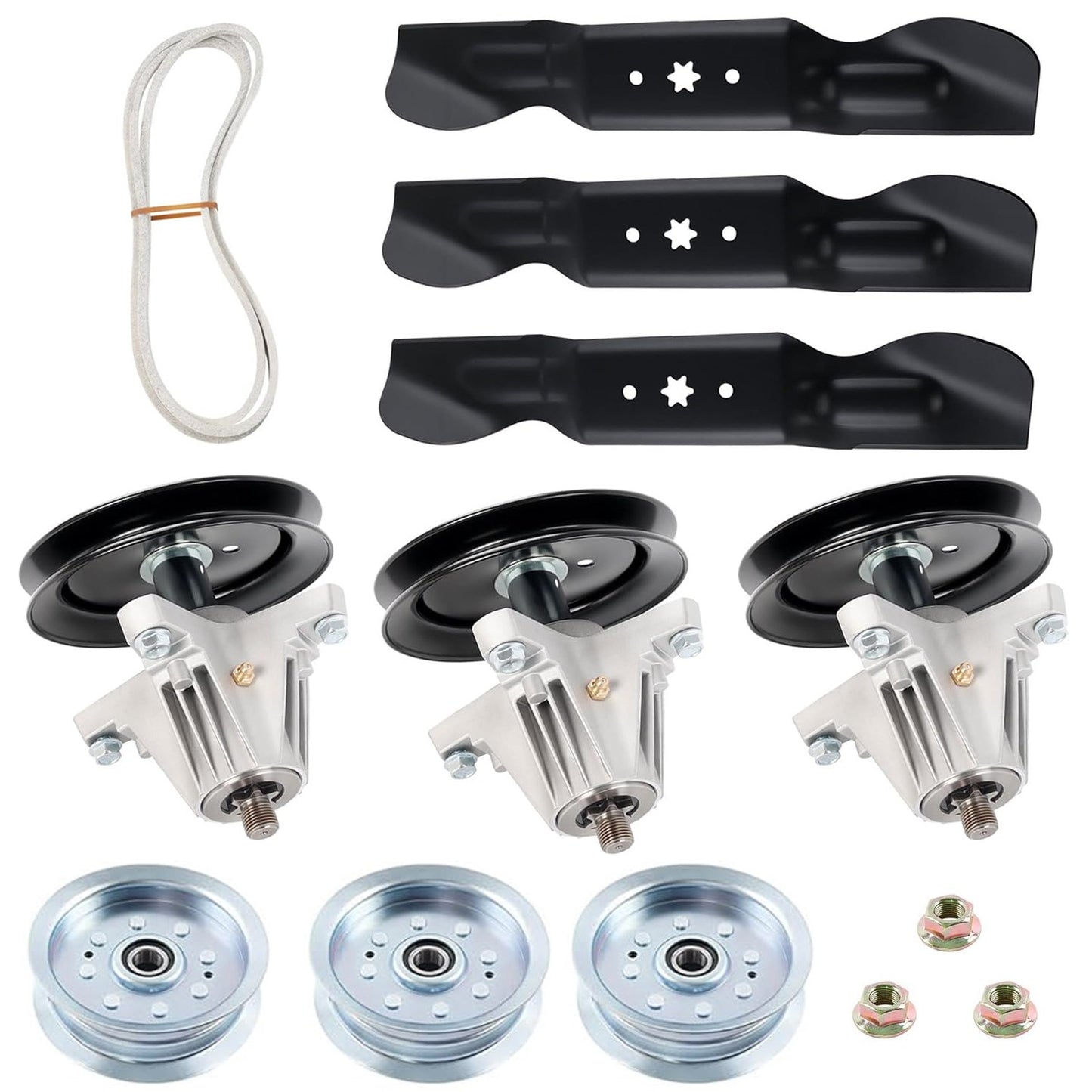 Blade Spindle Belt Idler Kit For Cub Cadet Ultima ZT2 ZTS2 ZT3 60 Inch Decks