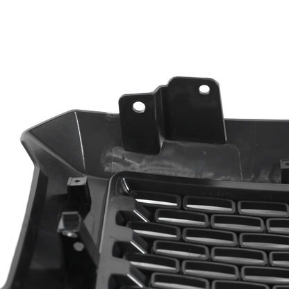 Front Upper Bumper Grille Matte Black For GMC Sierra 1500 2014 2015 Denali Style