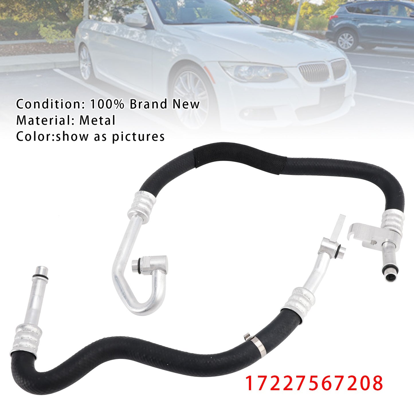 Inlet Outlet Engine Oil Cooler Lines Kit 17227567208 For BMW E90 E91 E92 335i