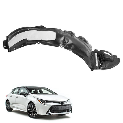 Solid Spare For 2017-2019 Toyota Corolla Front Fender Liner Passenger Side Wheel Well Cover