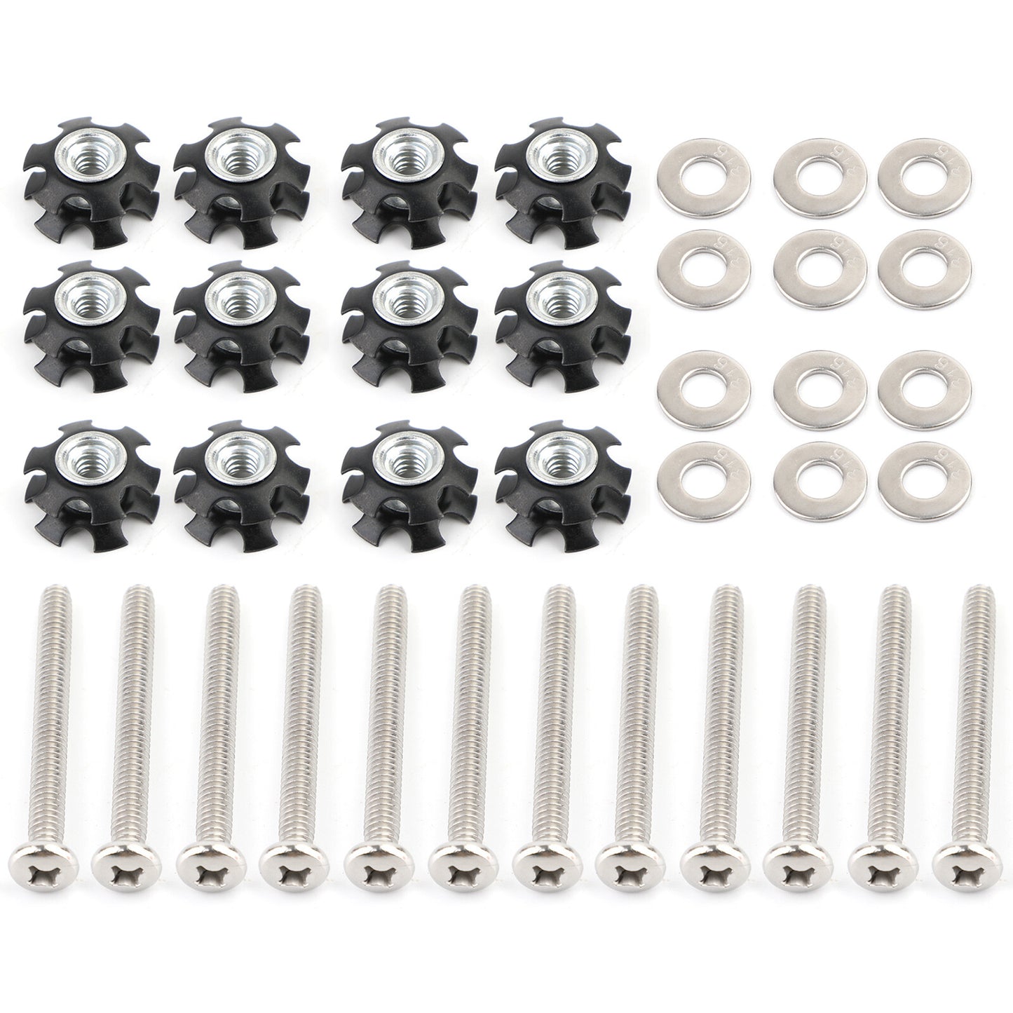 12 RV LADDER REPAIR KIT nuts Stainless Bunk Motorhome Parts Camper Trailer Coach