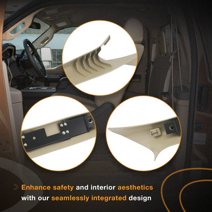 A Pillar Interior Trim Grab Handle Left&Right For 04-08 Ford F-150 Lincoln Beige