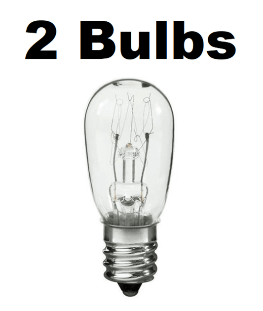Solid Spare Dryer Light Bulb for WE05X20431 10 WATT 130V NEW 2 BULBS
