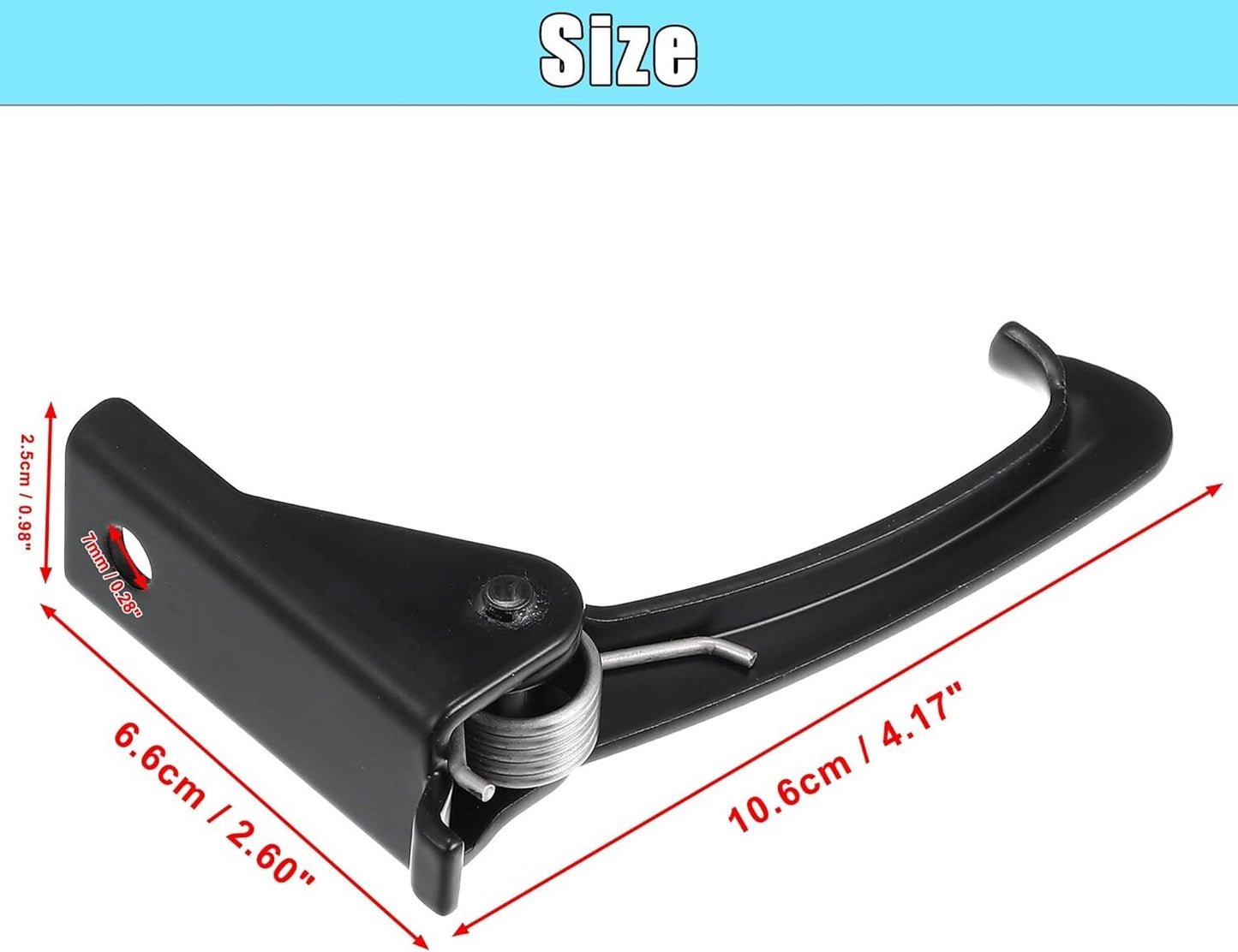 Hood Safety Catch Latch Hood Lock Hook 55395654AA for Jeep Wrangler 2007-2017