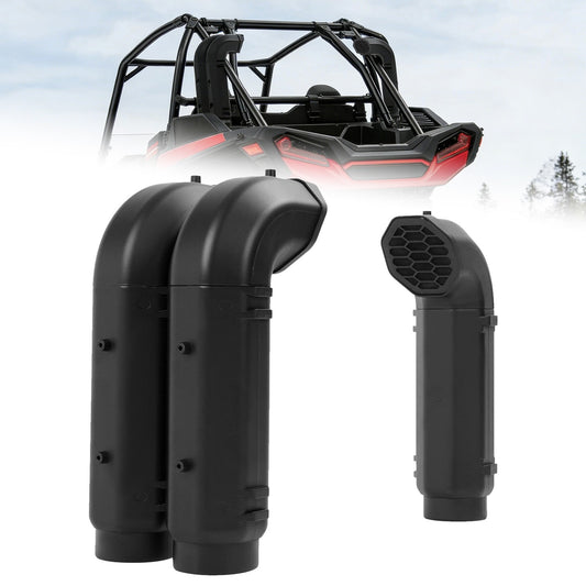 Solid Spare Snorkel Riser Kit For Polaris 2016-2021 RZR Turbo 4/S/S 4/XP/XP 4 Painted Black