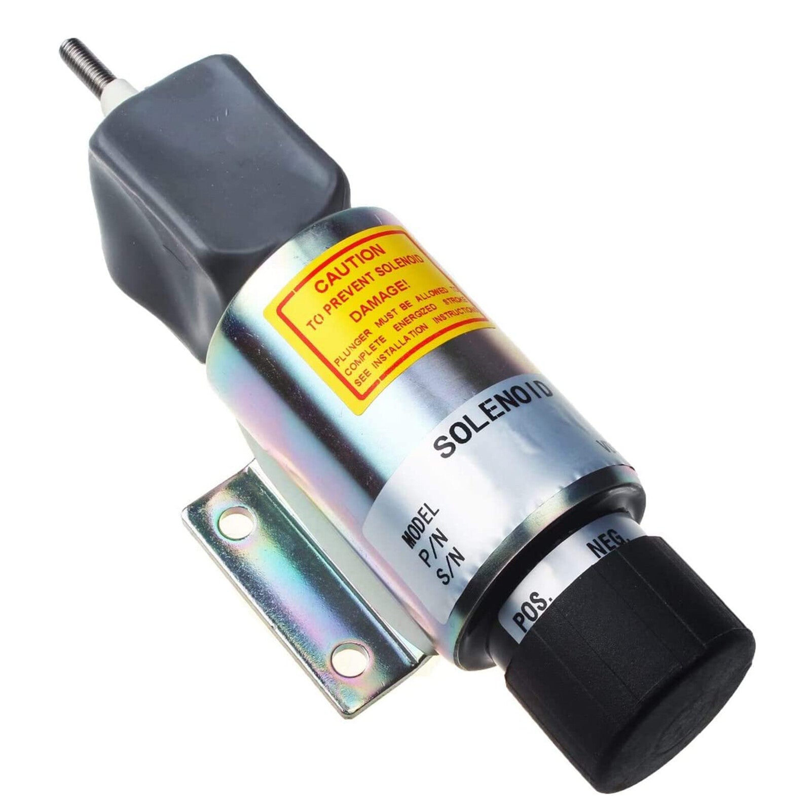 Solid Spare 12V Fuel ShutDown Solenoid 2001-12E2U1B1S1A 3040174 Compatible for Woodward