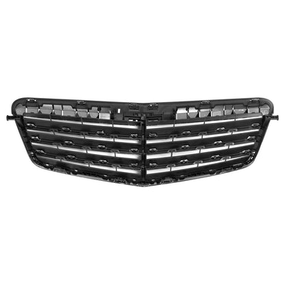 Chrome Front Grill Grille Fit Mercedes-Benz E Class W212 E350 E550 2010-2013