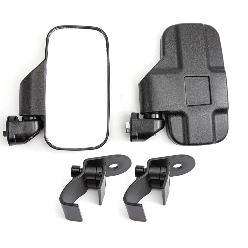 UTV Rear View Side Mirrors Set For Polaris RZR XP 570 800 900 1000 Crew Ranger