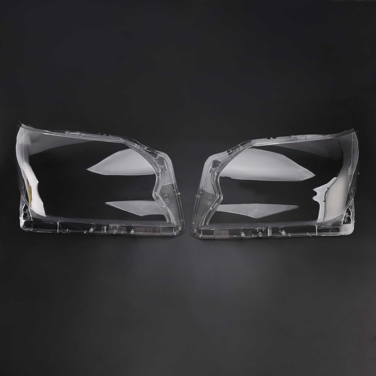 2Pcs Front Headlight Lens Shell+Seal Glue For Lexus GX460 2020-2023 US