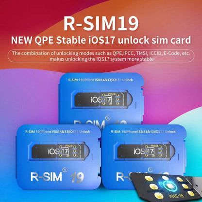 R-SIM 19 NEW QPE Stable IOS17 Unlock SIM Card for iPhone 15/14 Pro MAX 13 Pro 12