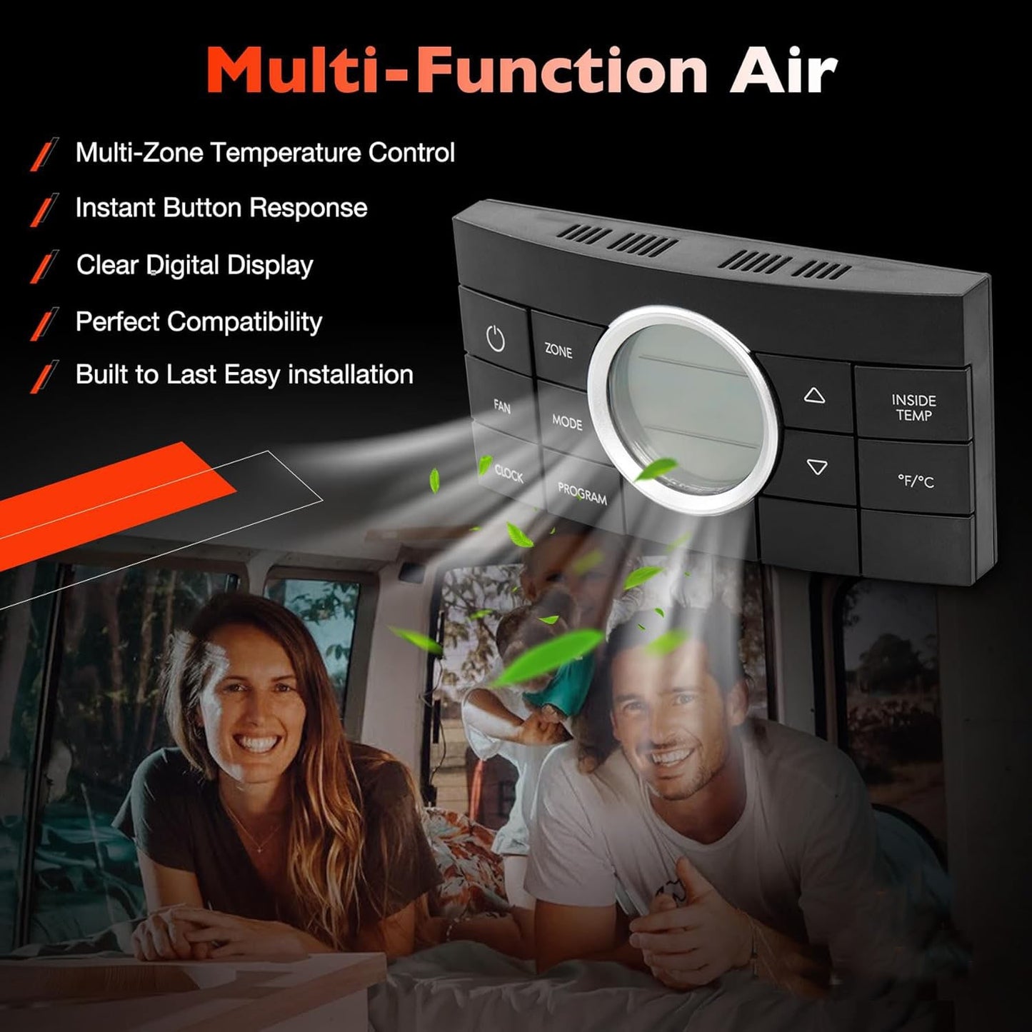 3314082000 RV Multi-Zone Thermostat 10-Button Comfort Control Center For Dometic