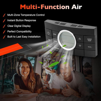 3314082000 RV Multi-Zone Thermostat 10-Button Comfort Control Center For Dometic