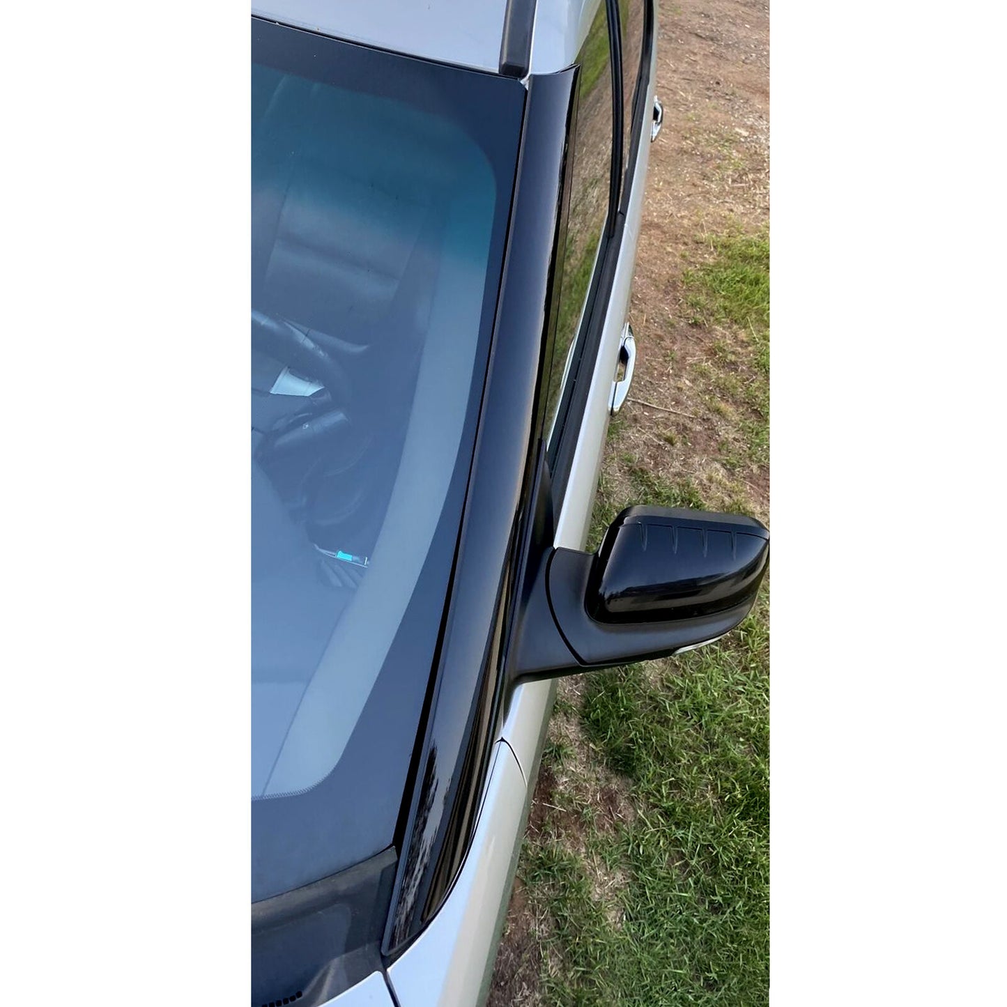 Solid Spare For Ford Explorer 11-19 Windshield-Outer Trim Molding Pillar Left Driver Side