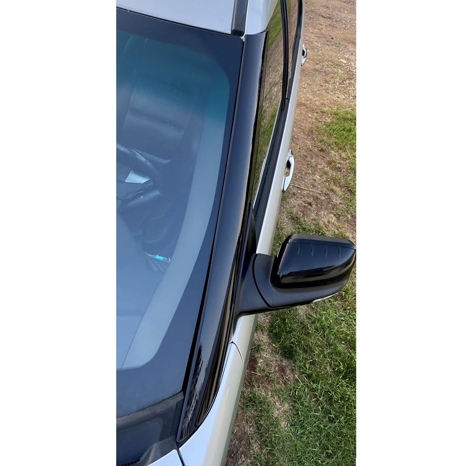 Solid Spare For Ford Explorer 11-19 Windshield-Outer Trim Molding Pillar Left Driver Side