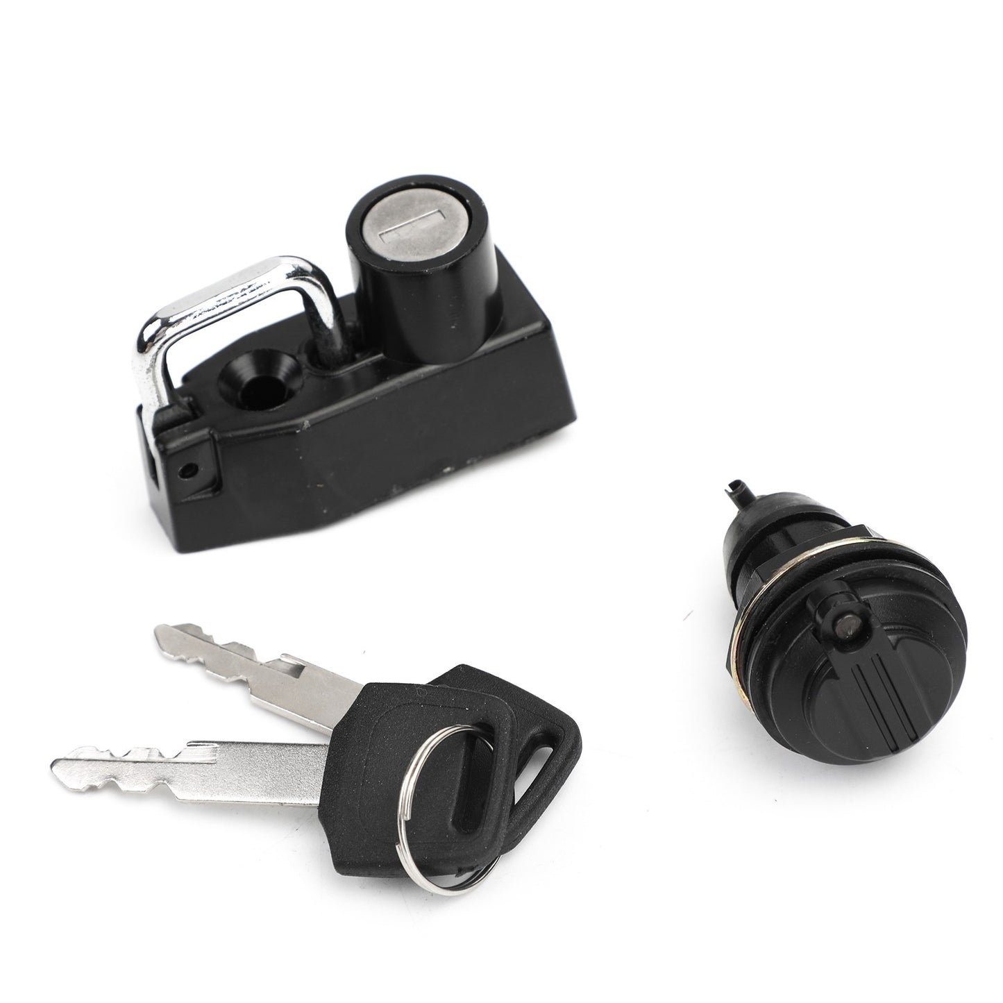Ignition Switch Tank Cap Helemt Storage Lock Set For Yamaha XVS 125 250 650 1100